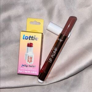 Tarte plumping lips & Lottie cheek tint